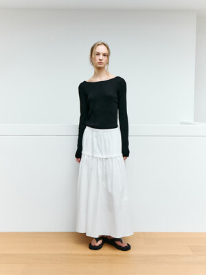 Frill Lace Long Skirt