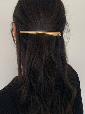 Dune metal hair pin_gold