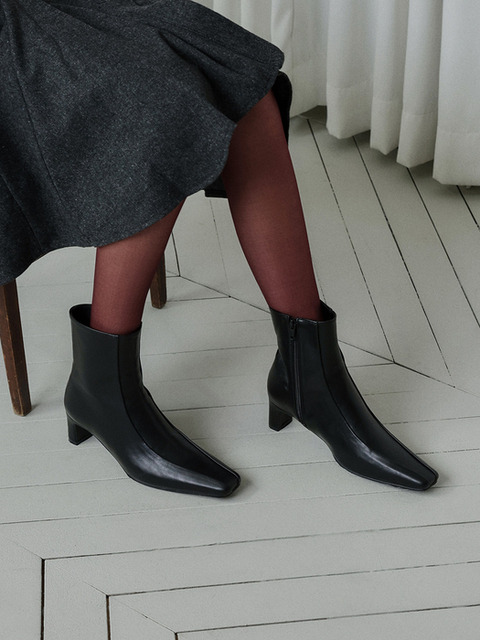 에퓨레 SIU Square Ankle Boots (2color)
