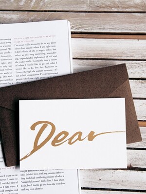 DEAR CALLIGRAPHY MESSAGE CARD (봉투set)