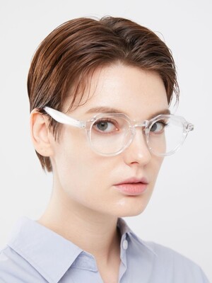 Russell CRYSTAL 투명 뿔테 안경