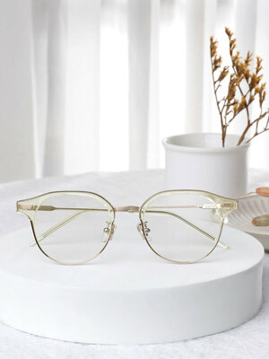 자이스 렌즈 남녀공용 블루라이트차단 안경 옐로우 WATTS C15
