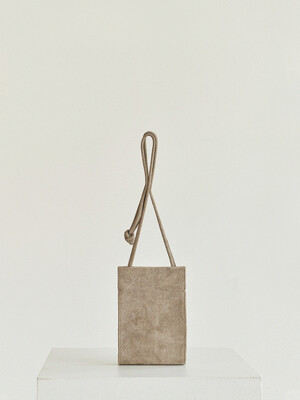 Egg bag - Suede Taupe