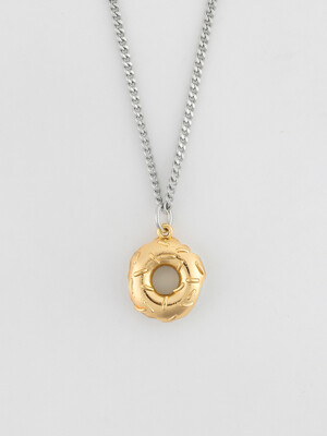 DONUT NEC SILVER925(18K GOLD PLATED)