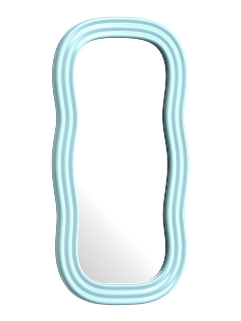 홈데코 - 커넥토리얼 (connectorial) - [배송 4-6주 소요] Wave Mirror (Mint Green / Large)