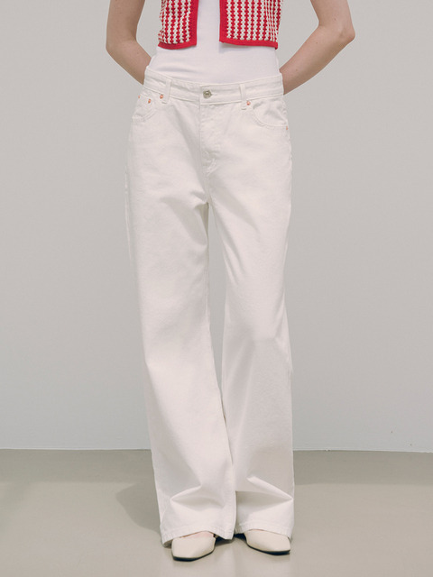パンツ Siyazu SIJN6062 New Wide Cream Gin_Cream 한섬 EQL