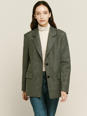 [Day-wool] Oversized Wool Blazer_3color