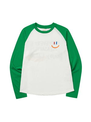 LaLa Raglan T-Shirt(라라 래글런 티)[Green]