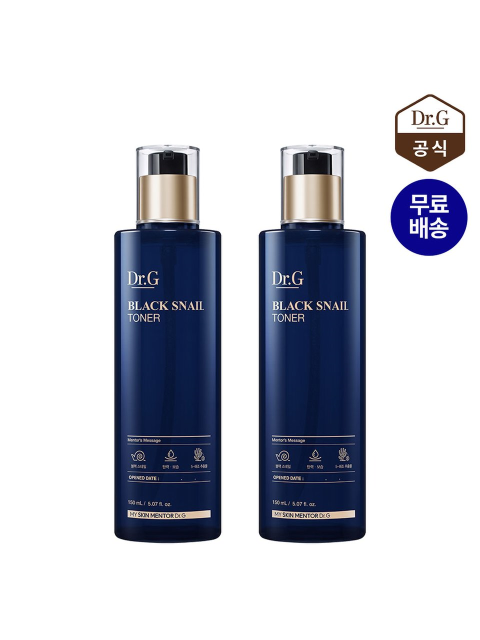 스킨/토너/미스트 - 닥터지 (Dr.G) - [1+1] 블랙스네일 토너 150mL