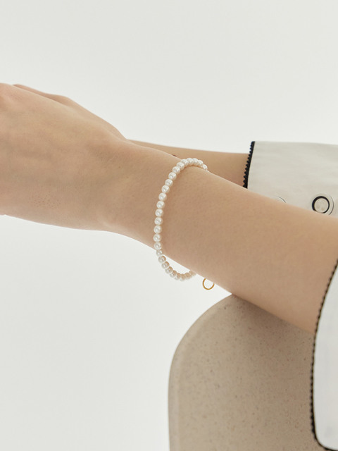 주얼리 - 이너프립 (ENOUGHLIP) - Graceful Pearl Bracelet (4mm) 