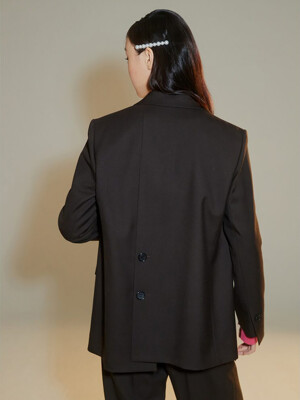 Signature Semi Overfit Jacket  Dark Brown (KE3811M01D)