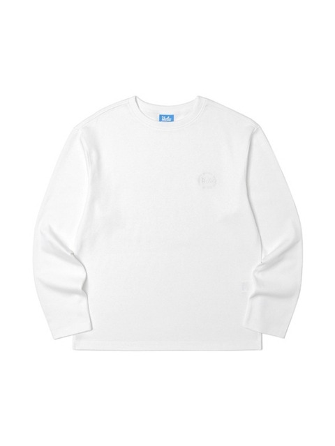 셔츠,티셔츠 - 유씨엘에이 (UCLA) - 남여공용 베이직 크루넥 긴팔 티셔츠[O-WHITE](UZ9LT80_33)