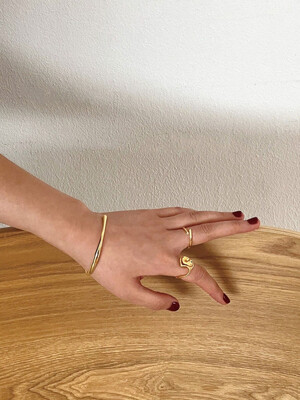 Round cuff bracelet (gold/silver)