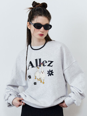 Allez sweat shirt_white melange