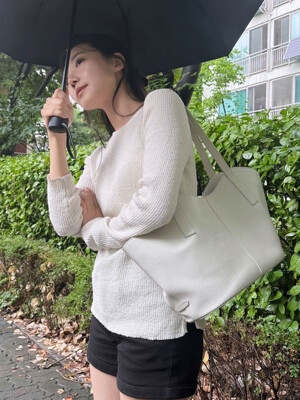 [단독]WAVE BAG_ivory