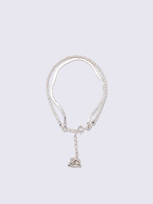 Heart Knock Coupe Pearl Bracelet