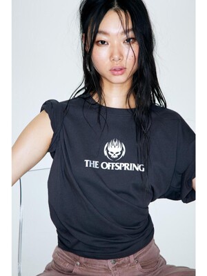 오버사이즈 프린트 티셔츠 다크 그레이/The Offspring 1206628013