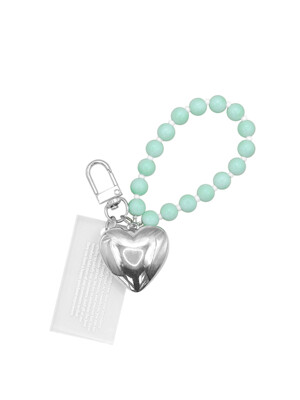 Marine heart keyring