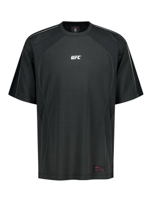UFC 블레이즈+ 릴렉스핏 반팔 티셔츠 블랙 U4SSV2309BK