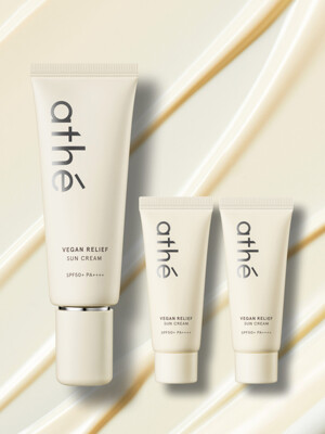아떼 비건 릴리프 무기자차 선크림 70ml + 20mlx2