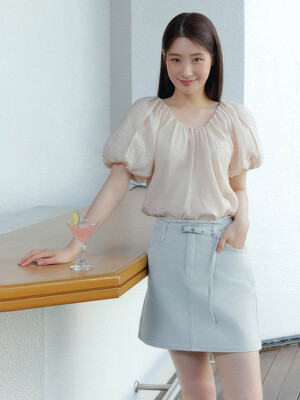 Vintage Belt Option Skirt NEJ4MS603
