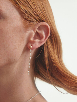 Feerique Pearl Gold Earring JG4SEP15