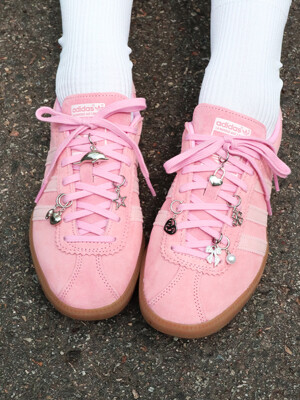 metal candy shoelace charms set