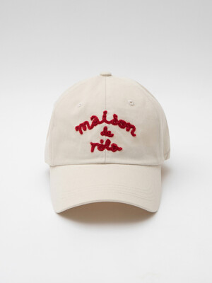 MAISON DE ROLA BALL CAP BEIGE