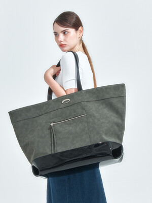COMBI MAXI SHOPPER BAG, KHAKI