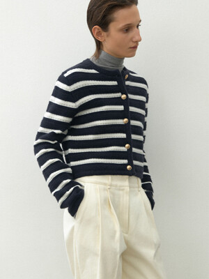 STRIPE SKASHI CARDIGAN(CD-2180)