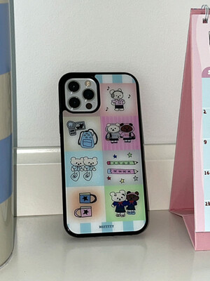[Magsafe]Muffin School Patchwork glass case