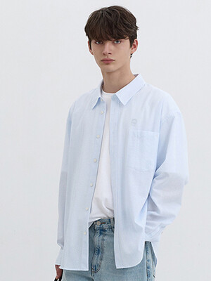 UNISEX CLASSIC OVERSHIRT SOFT BLUE STRIPE_M_UDSH5B123B1