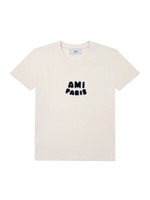 AMI UTS075 726 136 PARIS FRANCE 크로셰 공용 반팔티