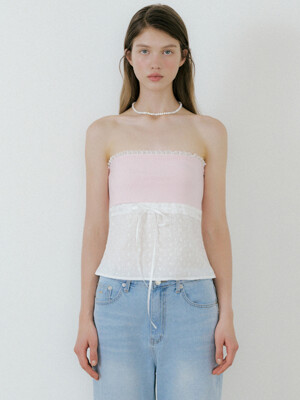 Eyelet Tube Top_3Color