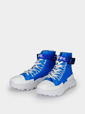 [MEN]Billyback_blatt DUAL SOLE HI-TOP SNEAKERS (BLUE)