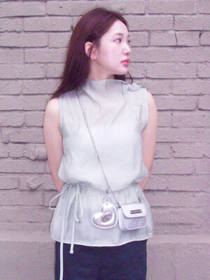 [누적 1만개 판매] pin wallet bag_silver