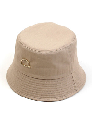 GD Bubble Beige Drop Bucket Hat 버킷햇