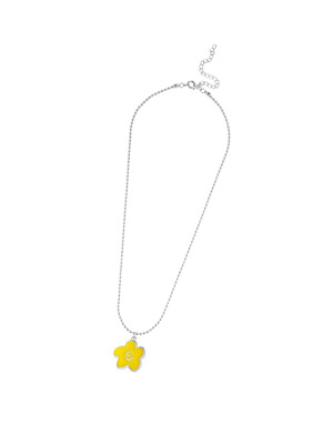 June Flower Necklace_Yellow