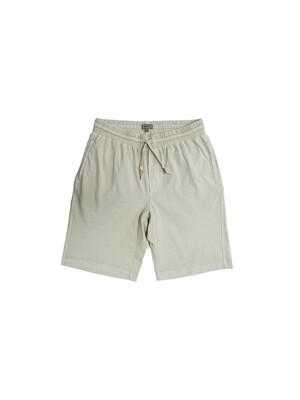 supima cotton sweat shorts - natural