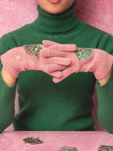 패션액세서리 - 이감각 (leegamgak) - Hodam gloves, Pink
