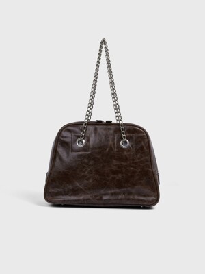 neu chain bag - brown