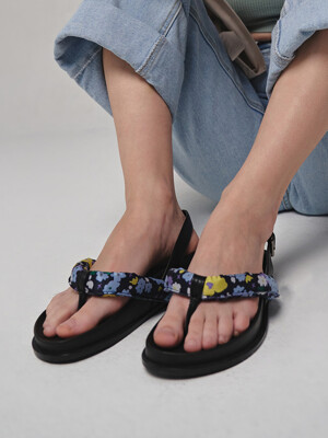 Nana sandal (flower navy)