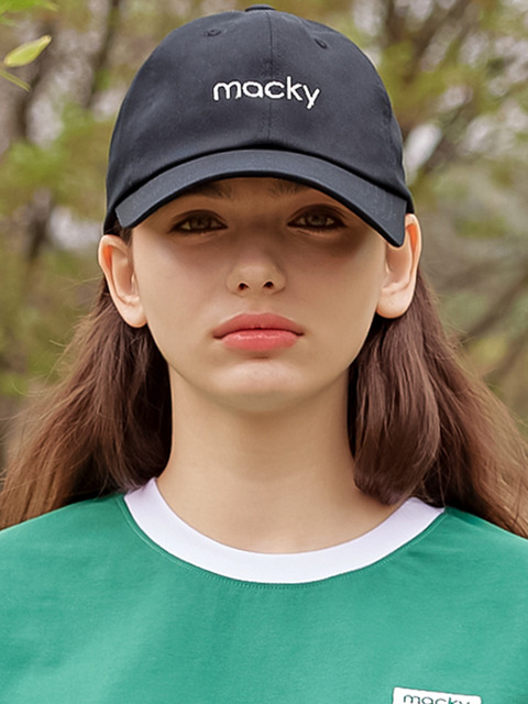 골프 - 맥키 (macky) - logo ballcap black