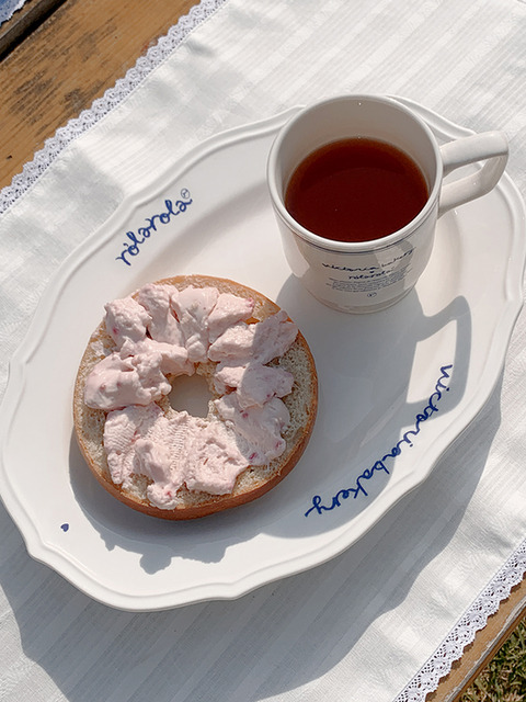 키친 - 로라로라 (ROLAROLA) - ROLAROLA X VB CERAMIC OVAL PLATE