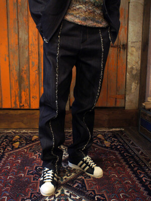 ZODIAC DENIM DETAIL PANTS