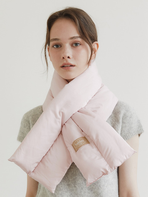 스카프/머플러,스카프/머플러 - 할렌 (halden) - simple padding muffler (M019_light pink)