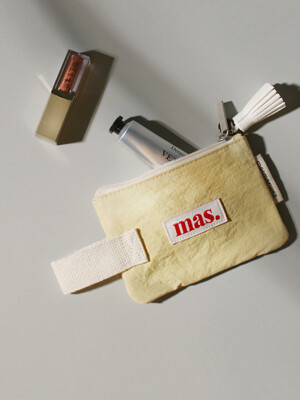 Mini strap pouch _ Solid 라이트옐로우