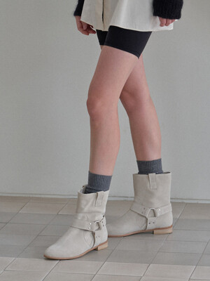 Classic Harness Boots_Ivory