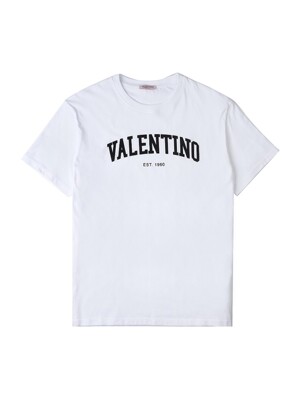 [발렌티노 가라바니] 로고 프린트 반팔 티셔츠 2V3MG13D 964 A01