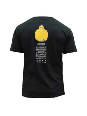 당일 아르키비오 백 로고 프린팅 티셔츠 22SS 블랙 76152NS91 V0029